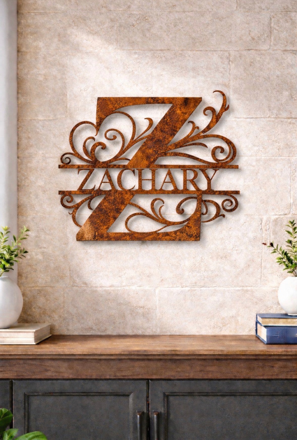 Custom Metal Name Sign