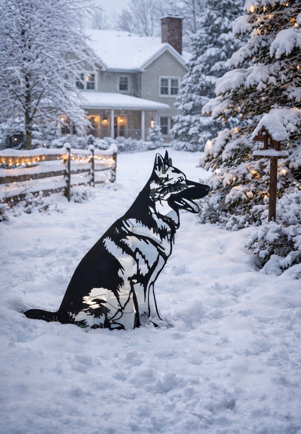 Custom Metal Pet Sign – Handmade Steel Dog & Cat Wall or Yard Art