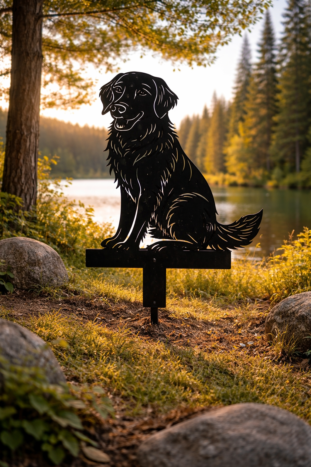 Custom Metal Pet Sign – Handmade Steel Dog & Cat Wall or Yard Art