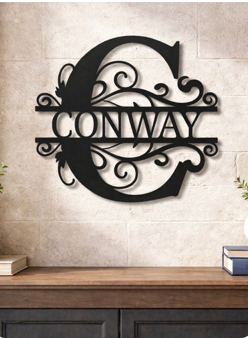 Custom Metal Name Sign