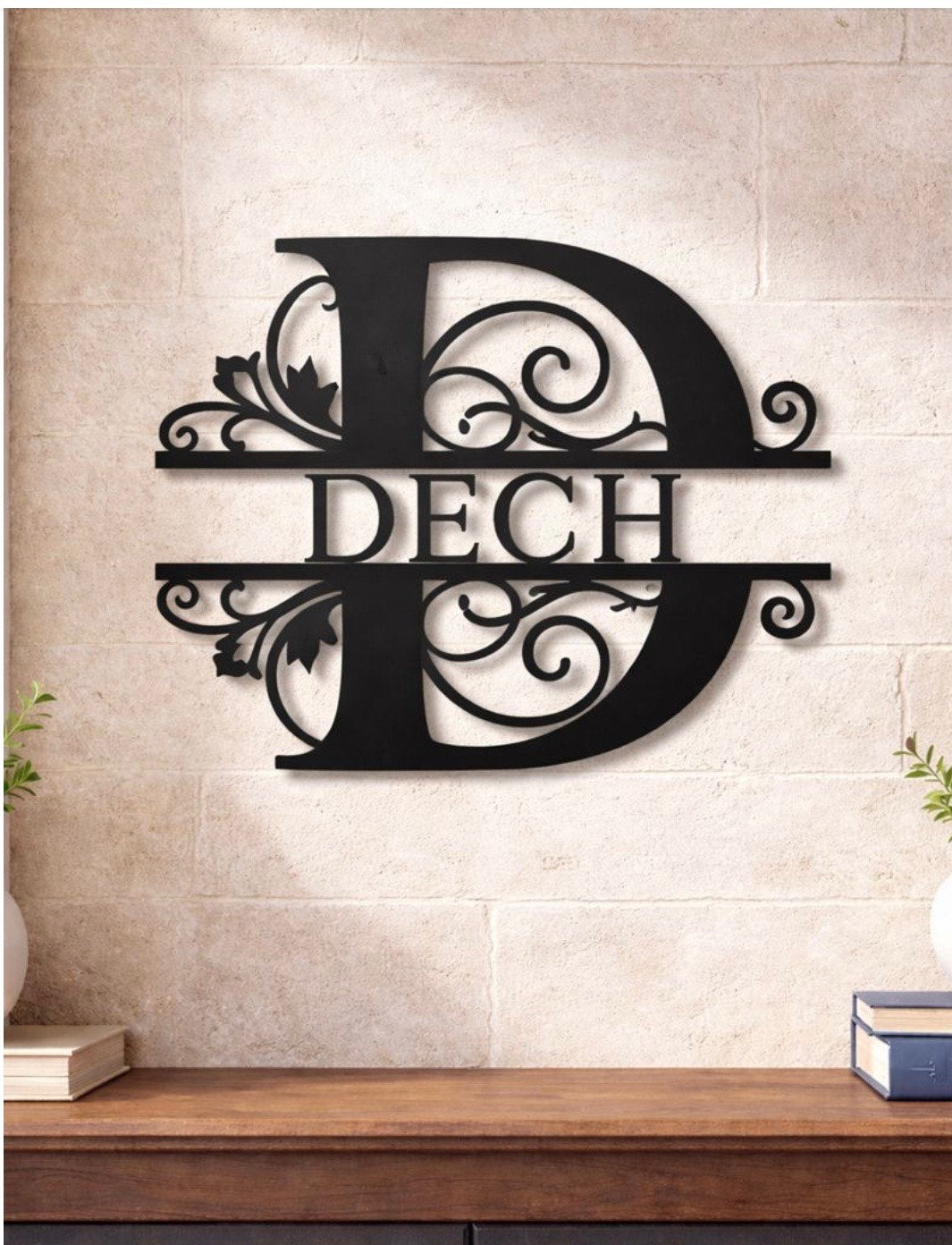 Custom Metal Name Sign