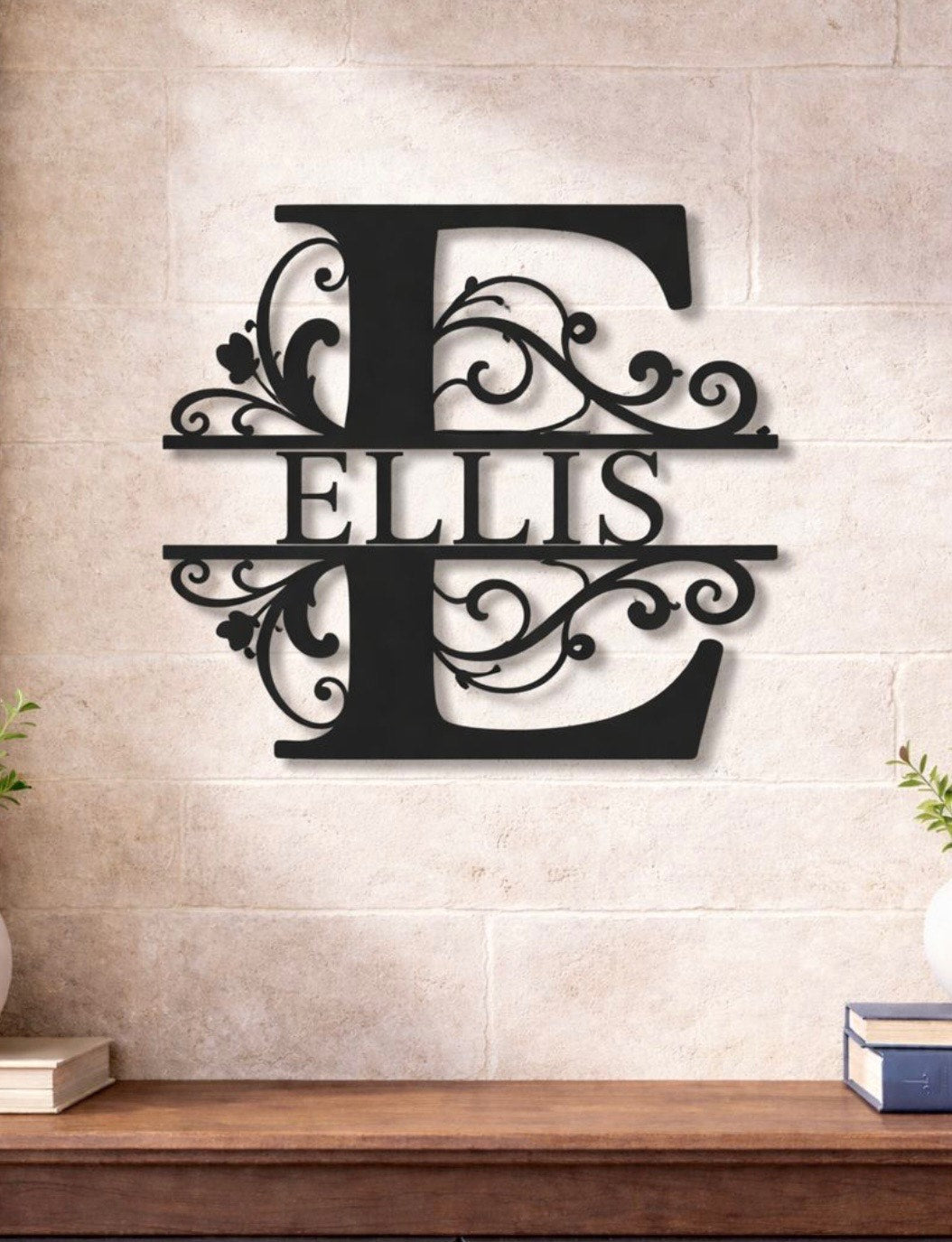 Custom Metal Name Sign