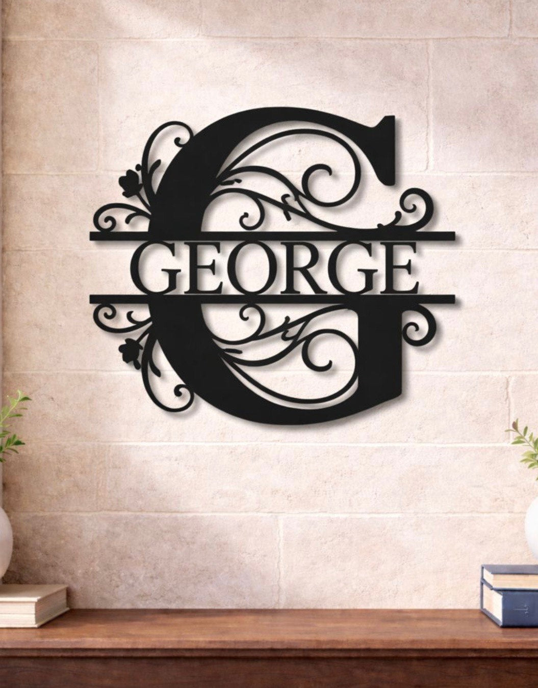 Custom Metal Name Sign