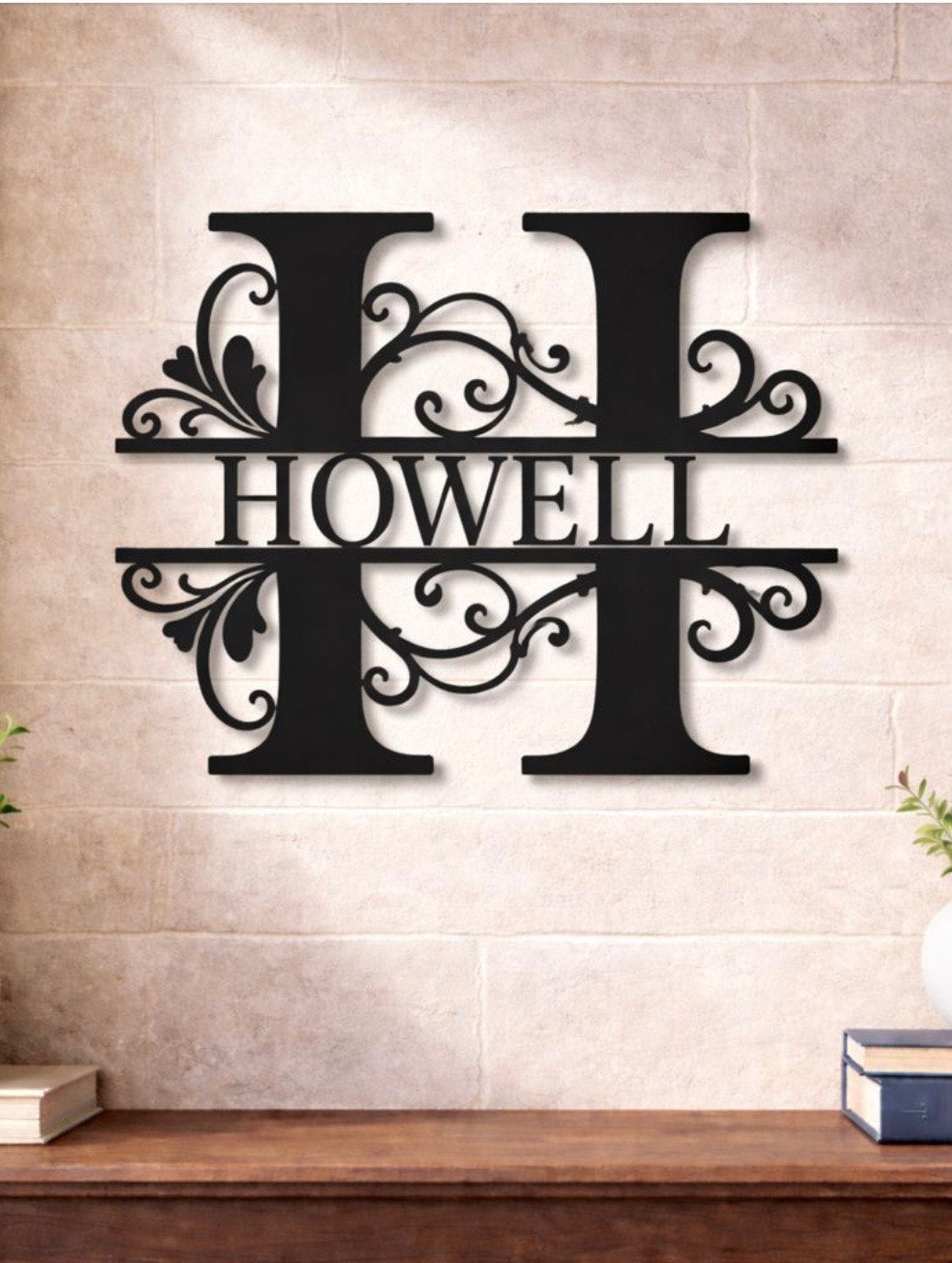 Custom Metal Name Sign