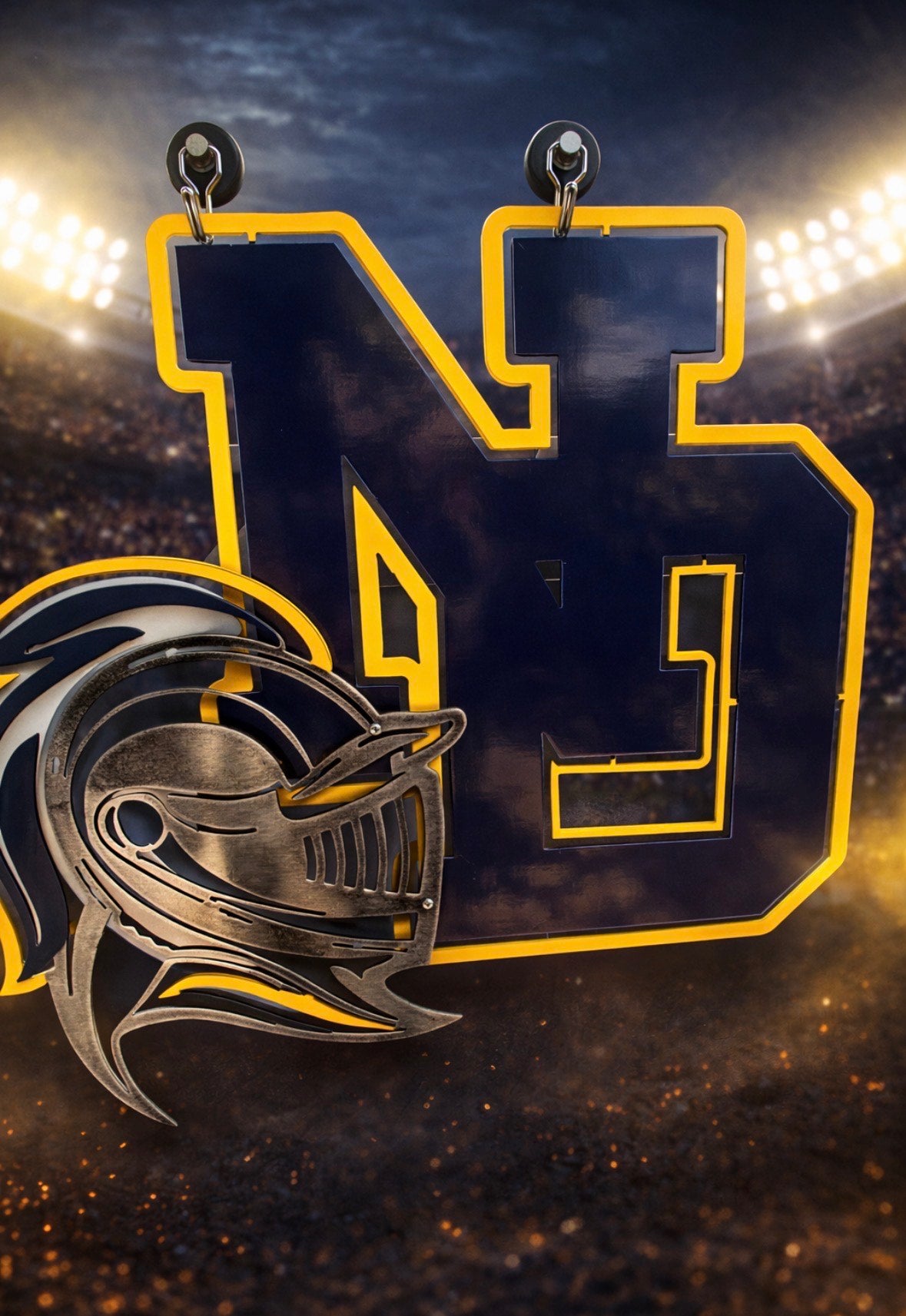 Custom Metal School Logo Sign