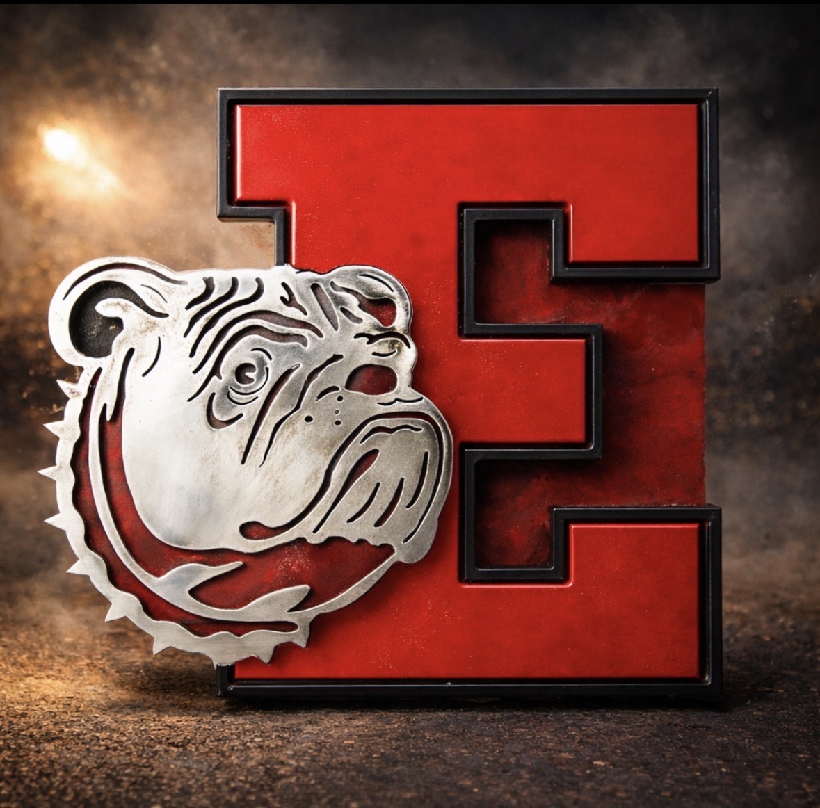 Custom Metal School Logo Sign