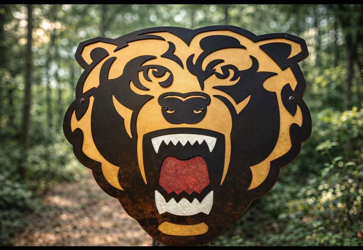 Custom Metal School Logo Sign