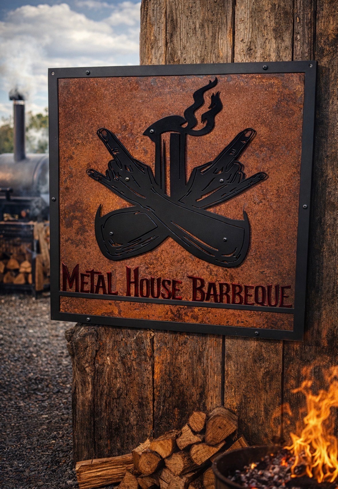 Custom Metal Business Logo Sign