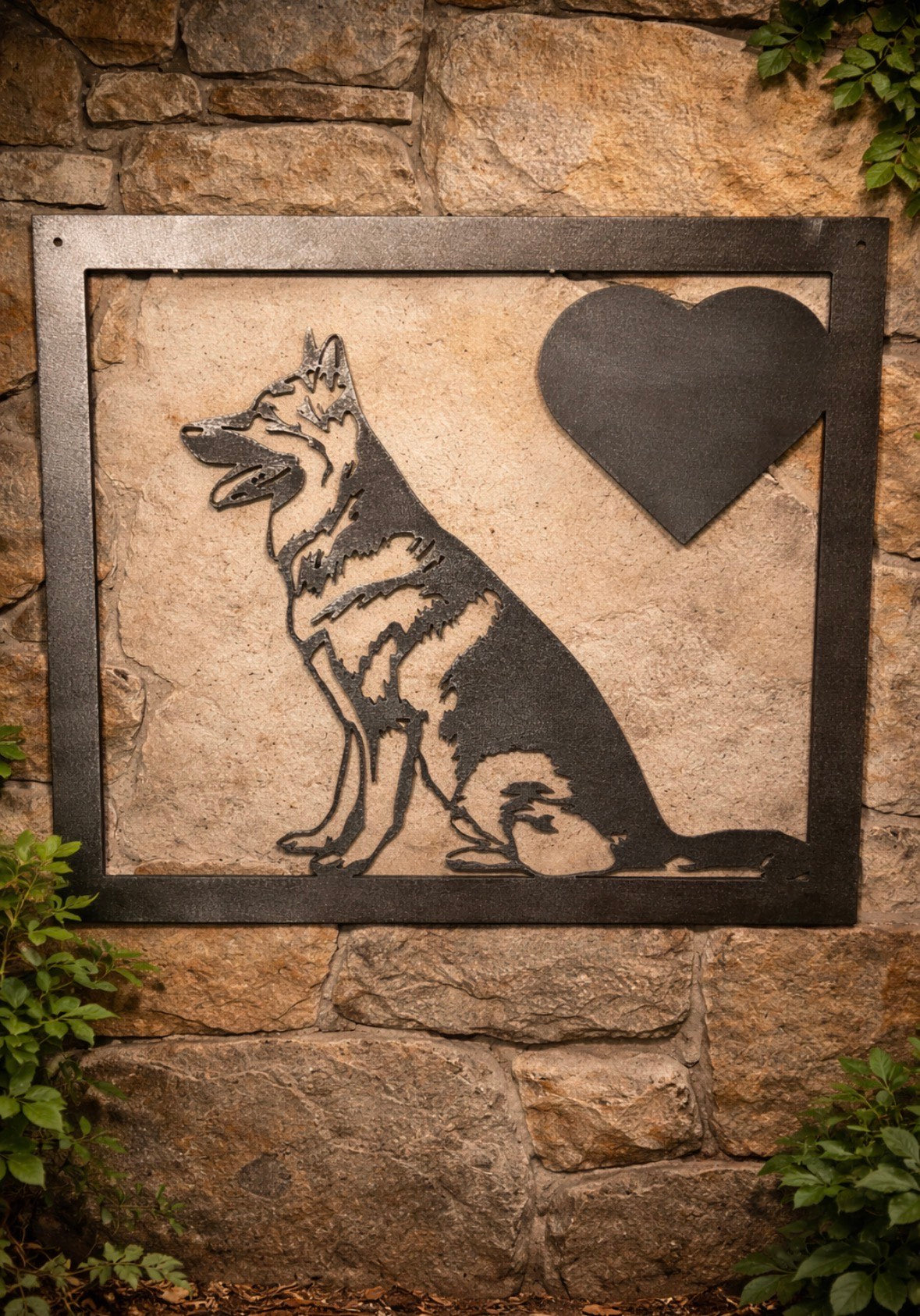 Custom Metal Pet Sign – Handmade Steel Dog & Cat Wall or Yard Art