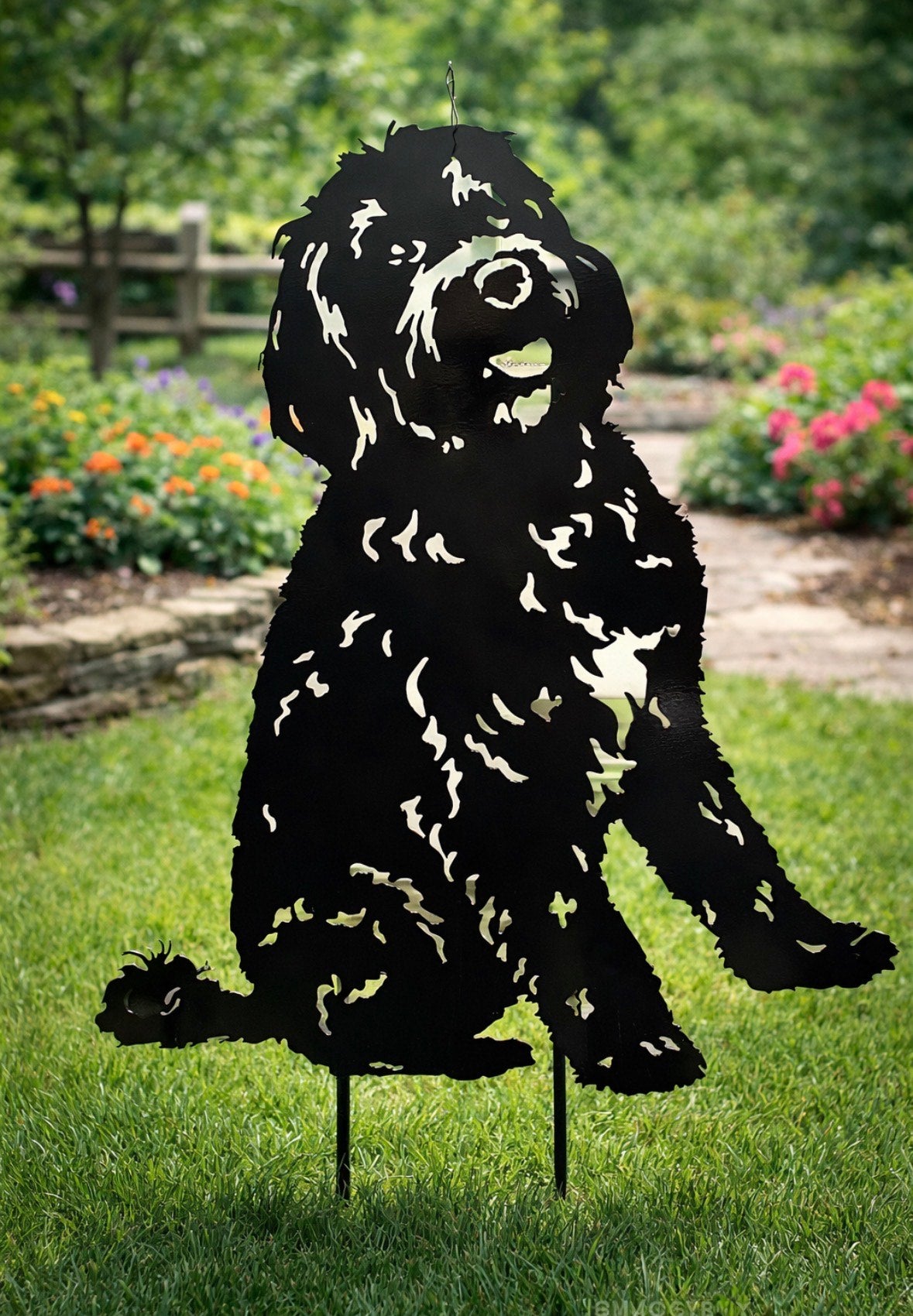 Custom Metal Pet Sign – Handmade Steel Dog & Cat Wall or Yard Art