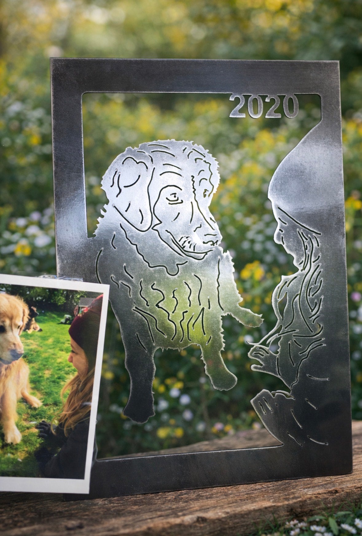 Custom Metal Pet Sign – Handmade Steel Dog & Cat Wall or Yard Art